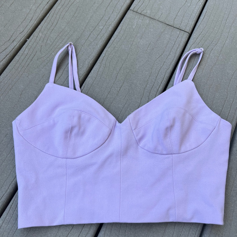 Purple bershka top💜